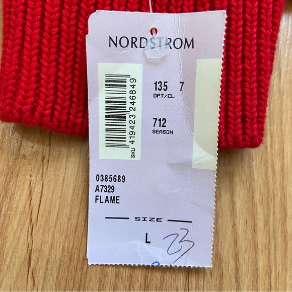 NWT Essential Elements Women’s Red Cardigan Size Large - Picture 9 of 12